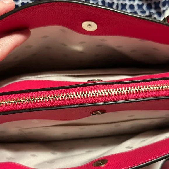 Kate Spade Pink Structured Tote - Picture 4 of 5